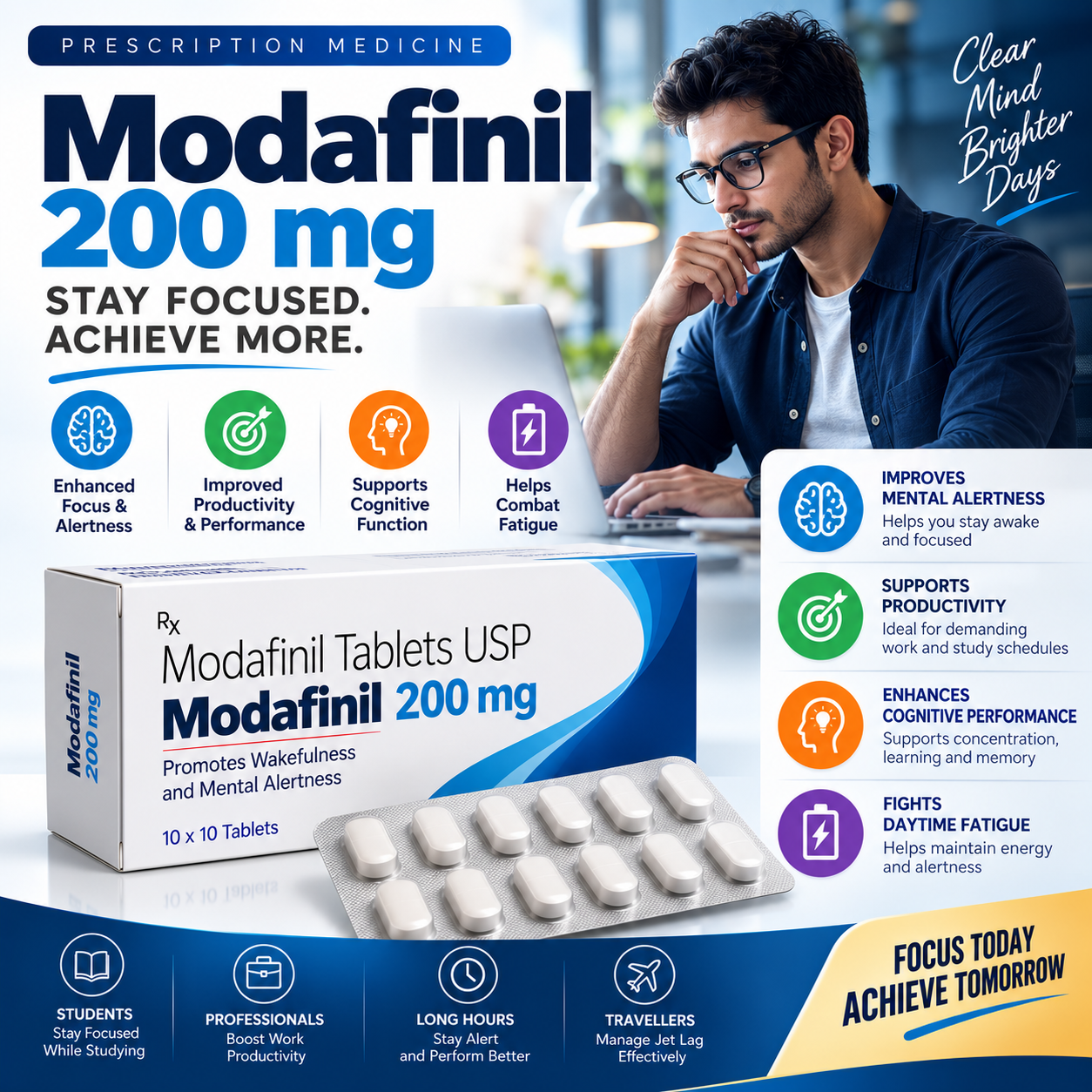 Modafinil 200 mg
