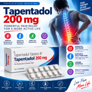 Tapentadol 200 mg Pain Relief Poster